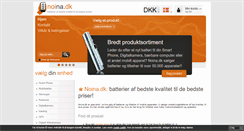 Desktop Screenshot of noina.dk