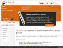 Tablet Screenshot of noina.dk